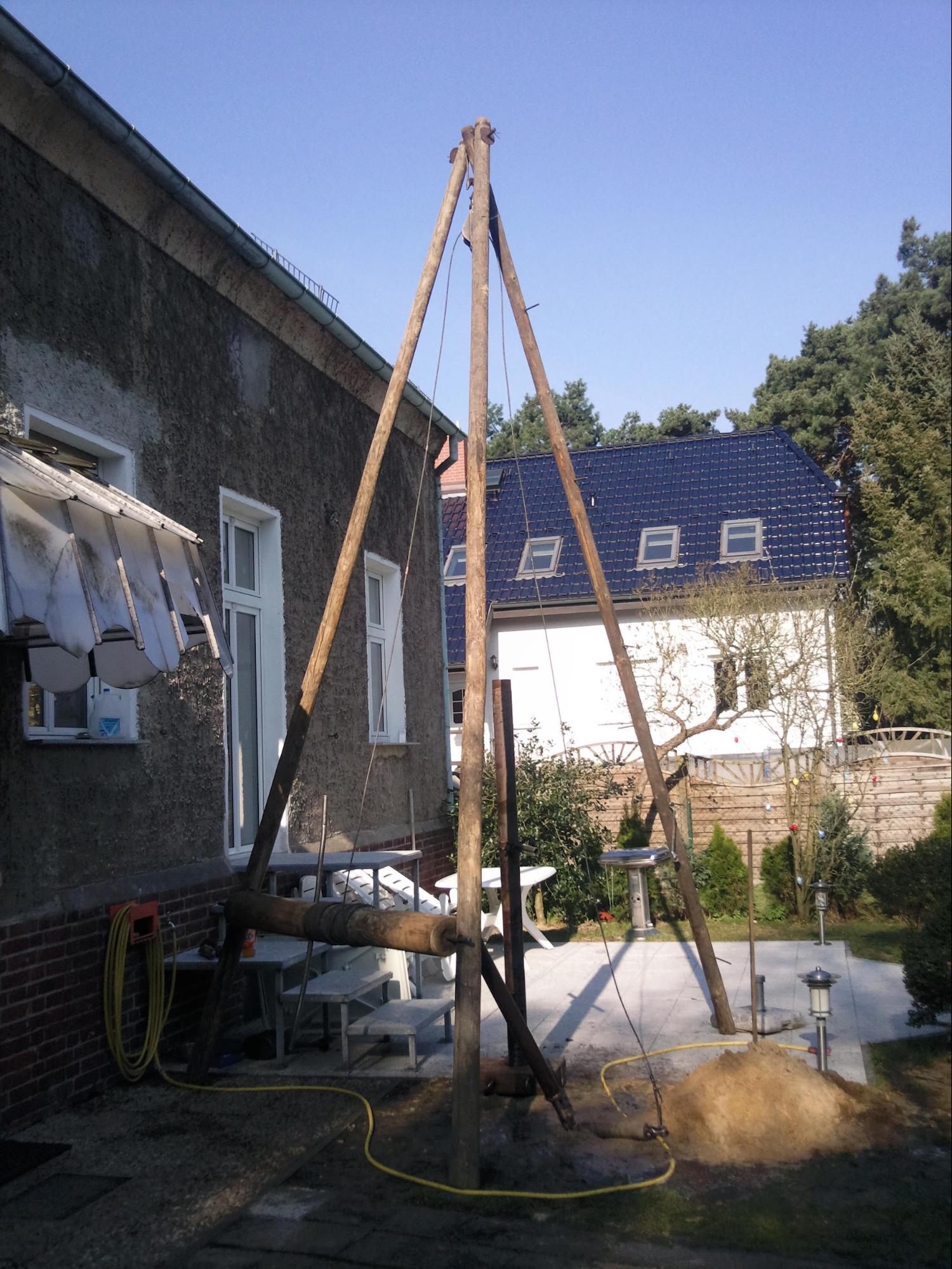 Bodenprobe Brunnenbohrung